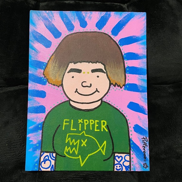 💖 Original Tattooed Lady Canvas Paintings - Picture 5 of 12